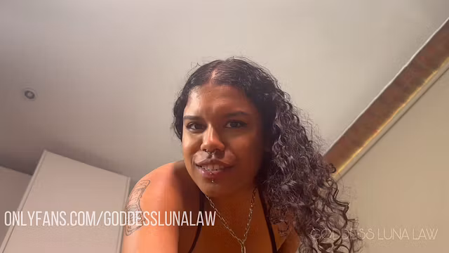 Ballbusting POV - Ebony Goddess Luna Law FEMDOM