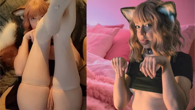 REAL PETPLAY 1 Puppygirl gets headpats and rough bareback creampie