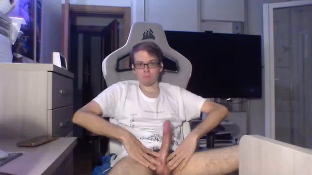 Edging wild as cum explodes through tight ass