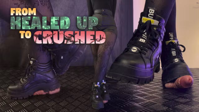 Healed Up Cock and Balls Crushed Under my Buffalo Boots