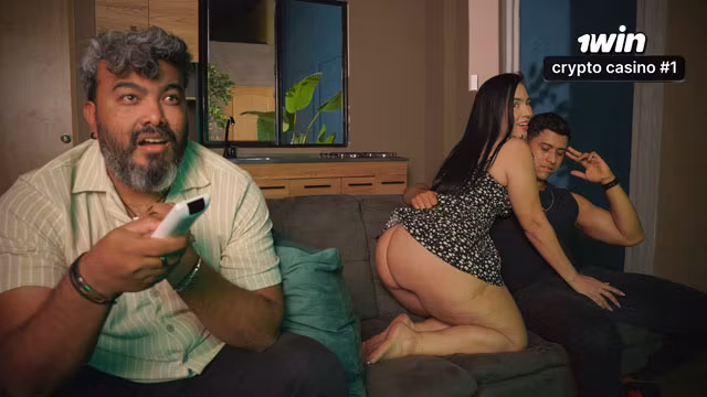 Horny husband! - Stepson gives his stepmother what the husband doesn't know