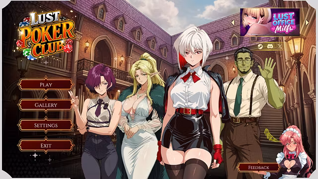 (P1) Lust Poker Club  Lady Iriel’s Lust Poker Tournament... Who Will Lose Their Clothes First?