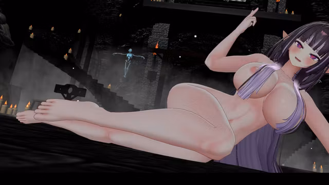 KPop Cake Hentai MMD  Elf VTuber Nude Dance