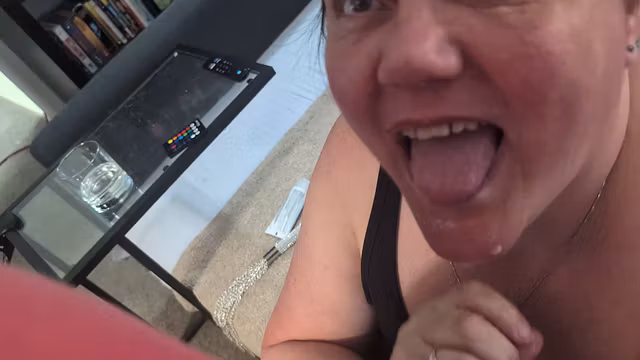 Meticulous mouth work leaves cum dripping low
