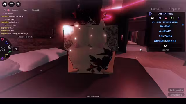 Me folla bien duro, rblx juego de follar