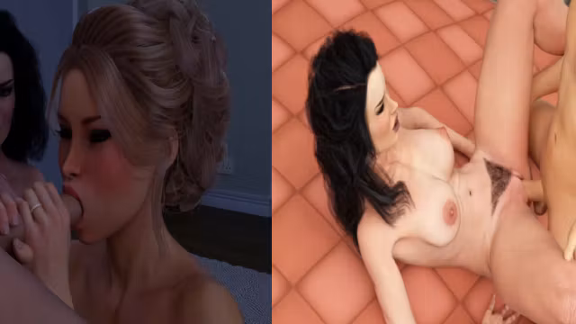 Milfy City - Full sex scenes with Yasmine and Liza  Part 2