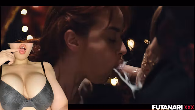 Girl Swallowing Shemale Cum - Redhead Mesmerized Into Submission by Futa Witch- Porn React