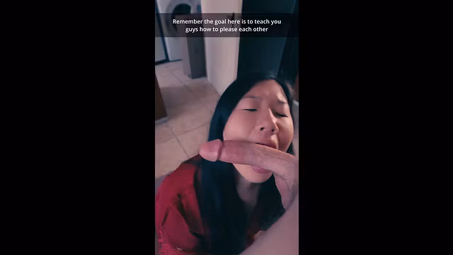 You and your wife have been having troubles in bed, so you decided to hire a sex therapist. You just had no idea it would be so hands on.