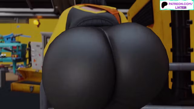 APRIL IN THE GIM BIG ASS CARTOON ANIMATED SO HOT
