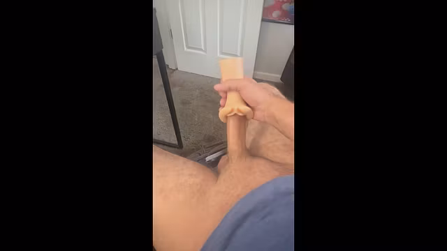 Jeffrey Jaxxon fuels big dick with unstoppable, desperate fury