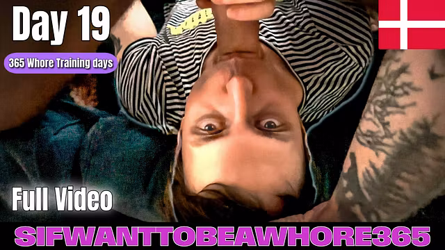 Day 19: Extreme POV deepthroat from Master. Sloppy, dark and rough submission from a tired Sif.