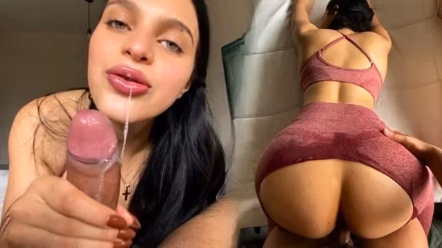 Hermosa Latina de culo enorme cogiendo fuerte despues del gimnasio  Big Ass Latina Gets Fucked Hard After the Gym