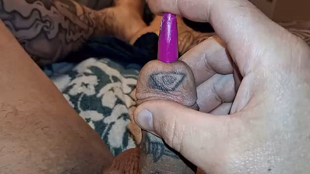 Cock sounding with sharpie