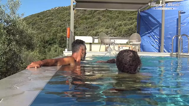 Behind The Scenes Of All Natural MILF Julia North Underwater Soft in the pool (1080)