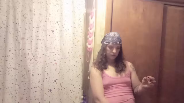 Sexy tgirl  bathroom break