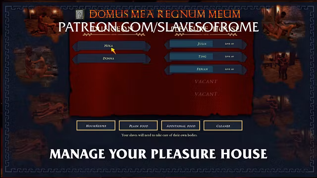Slaves of Rome - Pleasure House Update (v2.8.4) IS NOW OUT!