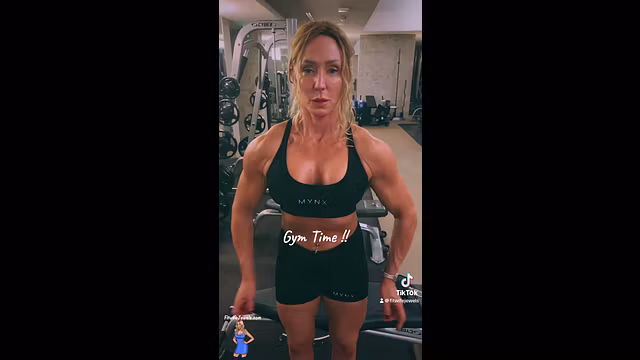 A Day in the Gym with Fit Wife Jewels - All the Best Angles, All the Best Clips That Will Have You Bricked