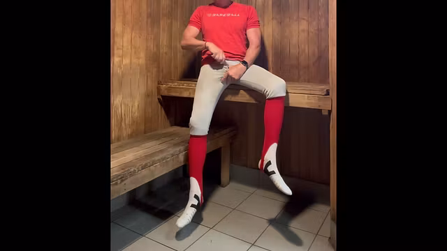 Alpha Jock fun in the sauna with JockDad87 part 8
