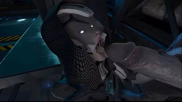 Her tight pussy was destroyed by a mutant's huge penis, and sperm filled her entire body.