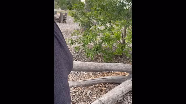 Braless hike tits exposed