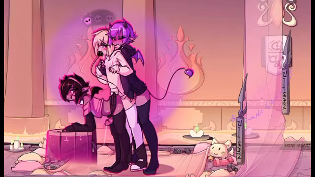 MAX THE ELF : ( ANIMACION ) _ FUTA -  LAS CHICAS SE PUSIERON PERRAS CON UN TRIO DE LECHE