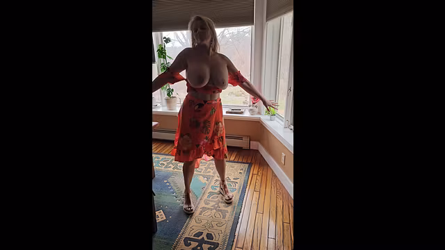 Watch what MOMMY likes to do when She is at Home Alone