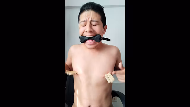 squeezing my nipples
