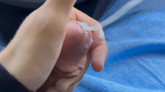 Busting a nut while driving