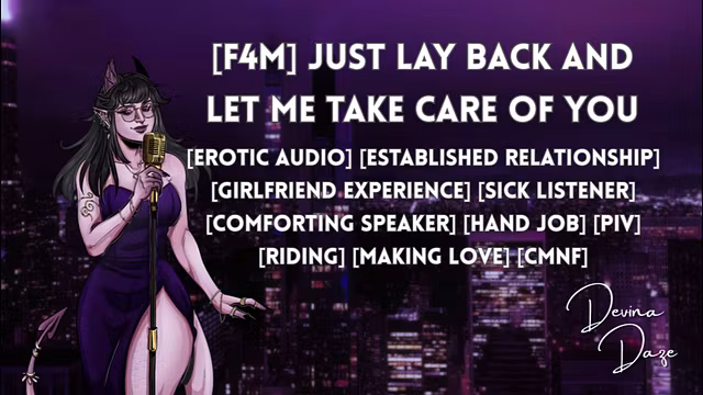 [F4M] Lay Back And Let Me Take Care Of You [Erotic Audio] [Girlfriend Experience] [Soft] [Making Love] [Comforting] [PIV] [Handjob]