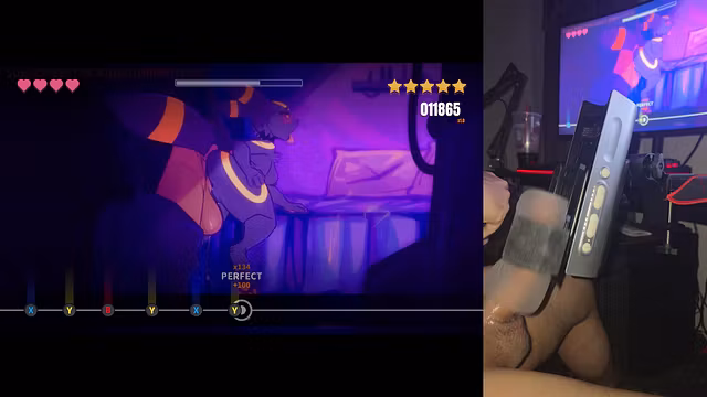 Beat Banger trying not to cum to Umbreon mod!