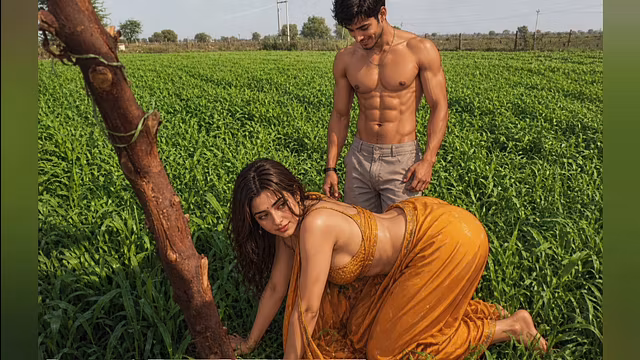 Pakistani village girl Stepsister had some intentions with the boy in the field by -Snapzstudio (Ai Generated)