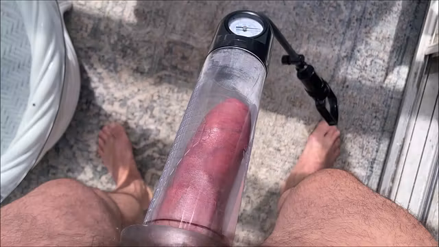 HUNK DADDY BEAR NAKED SUNBATHING IN THE VERANDA 5