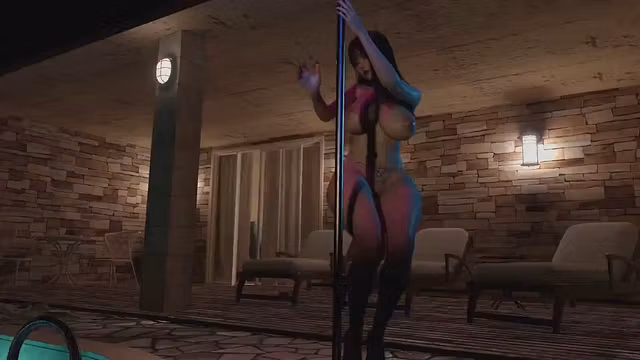 Pleasure Night Full of Dance and Fuck  3D Hentai Animation