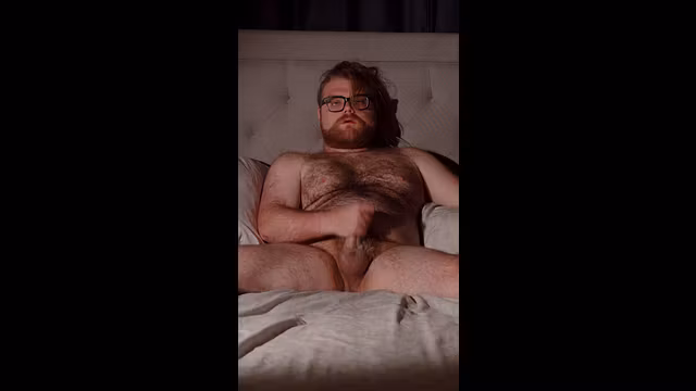 Hairy Bisexual Plays with His Hole and Cums Hard on Camera