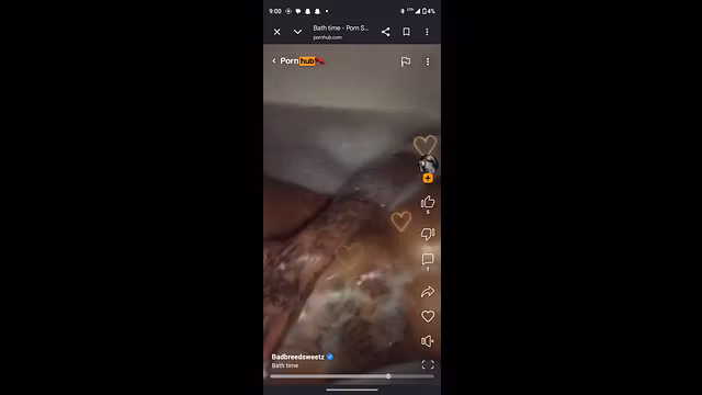 Solo bath time