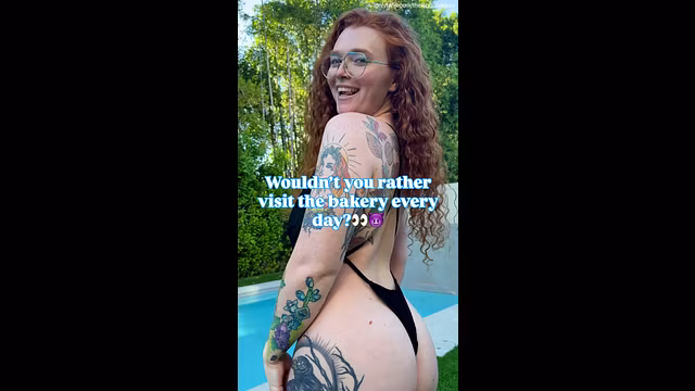 Big Booty Redhead Needs All Eyes On Her!