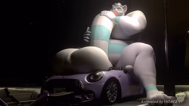 Car Muscle Hyper Growth Animation
