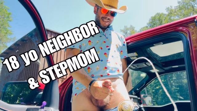 Barely Legal S3:E4 - 18yo Katie's Hot Stepmom Joins Her for a Big Cowboy Cock & Double Facial - Public POV