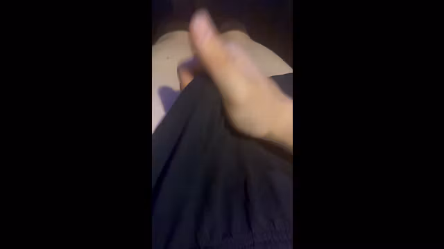 Twink jerks off in pyjamas