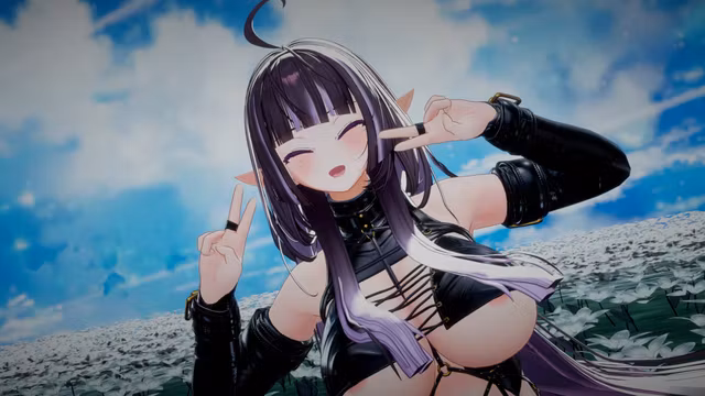 Hentai MMD R18  Lap Tap Love By Nude Elf VTuber