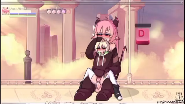 Max the ELF : ( animacion ) _ FUTANARI sexo -  hermanastra tiene culote rebotando en mi polla toda la noche