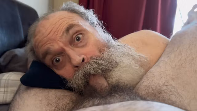 Old Man Sucking Hairy Cub Cock