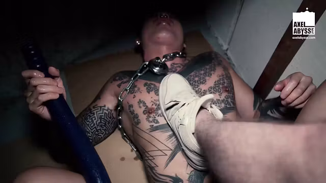 Restrained Yoshi Kawasaki Obeys Master Using Dildo In His Ass