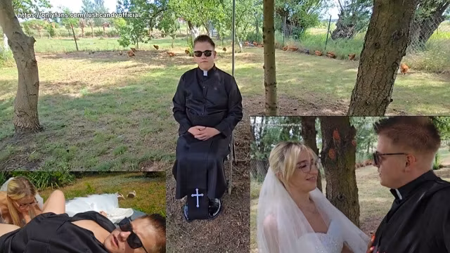 Grzech przed ślubem Panna młoda na plebanii Sex z Księdzem Polskie