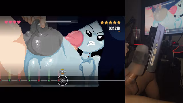 Gooning my cock to Beat Banger Marceline mod.