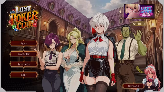 (P2) Oh No... My Opponent Is A Vampire At The Lust Poker Table!  Lust Poker Club