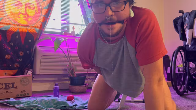 ftm trans boy gets fucked by machine