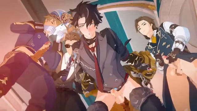 Wriothesley fucked in Public - Genshin Impact Yaoi R34
