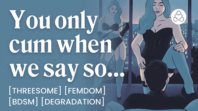 ASMR Audio Porn: FFM Threesome with British Dominatrix – BDSM, Femdom & Degradation – Erotic Audio Story for Women