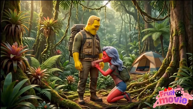 Finally Fucking My Crush Moranguete lifts her tight short shorts for Batatudo’s Hot girlfriend Moranguete cheats on her boyfriend at the camp